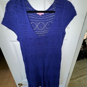 Lilly Pulitzer Royal Blue Knit Dress